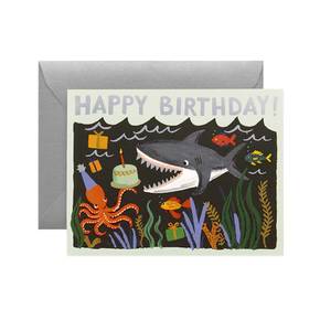 Shark Birthday Card 생일 카드