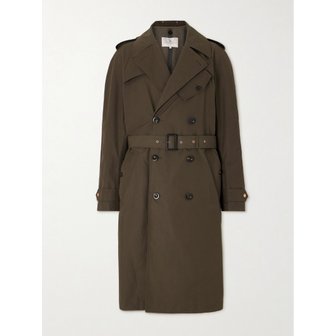  프라이빗 화이트 V.C. 디스패치 라이더 더블브레스트 벨티드 코튼 트렌치코트 46376663163082628