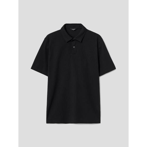 [三無衣服] 스트레치 폴로 티셔츠  블랙 (GC4342S075)