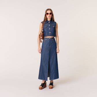 마쥬 [시즌오프 30%] 크롭 데님 베스트