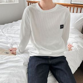 남성 라운드 긴팔 무지 롱슬리브 티셔츠 ON TSA QWFN187O_P420263931