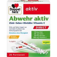 도펠헤르츠 아연+셀레늄+비타민C 20포 3팩 (독일) Doppelherz Abwehr aktiv (zink + selen) DIRECT