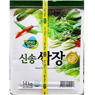 제이큐 쌈장 신송 양념장 식당 전용 14kg