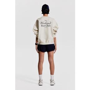스포츠 스웨트셔츠 라이트 베이지/Run Club 1267648004