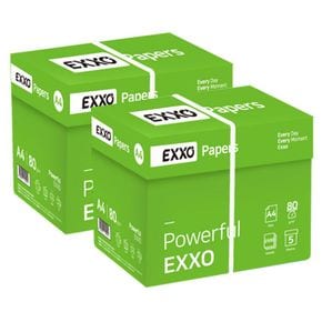 엑소(EXXO) A4 복사용지(A4용지) 80g 2500매 2BOX[32264724]