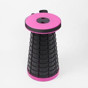아코디언 접이식 휴대용 보조의자(핫핑크) (S31171062)