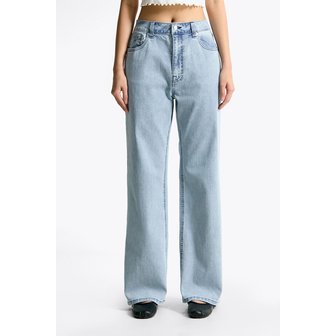 타미진스 여성 루즈 스트레이트 라이트 데님 팬츠 T32F0NEW16TWL1 TOMMY JEANS