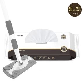 파워클린 밀대+밀대판+베이킹소다 물걸레 청소포(대형) 30매