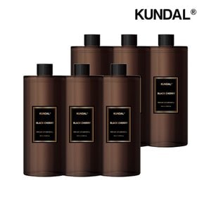 쿤달 퍼퓸 디퓨저 리필 블랙체리 500ml x6개