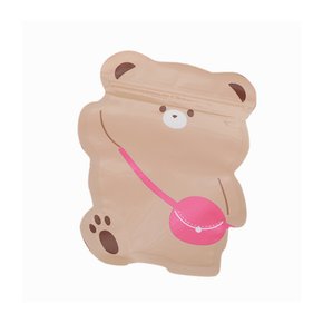 지퍼백 곰 보관 지퍼팩 가방 포장 미니 곰돌이 소형 여행 액세서리