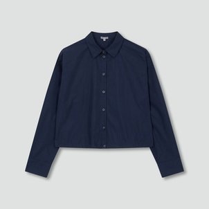 JAJU 여 탄탄 사각사각 크롭 셔츠 J115203103056