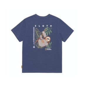 K222UTS090 미니미그래픽 H/TEE NAVY