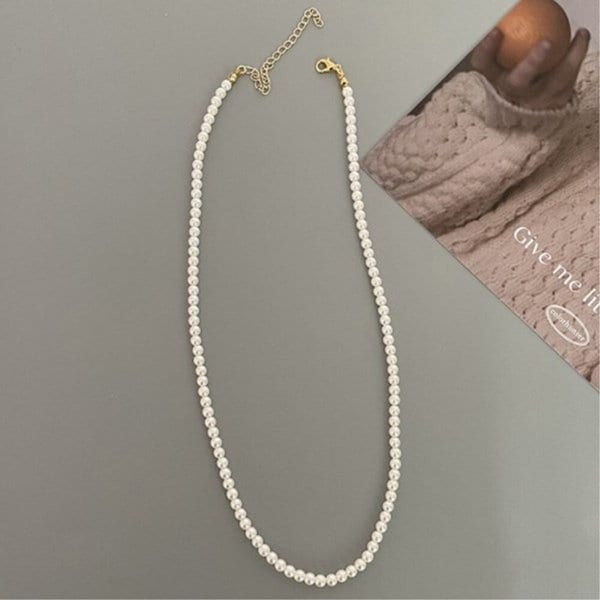 [옷자락] 여성용 스타일 진주 장식 패션 목걸이