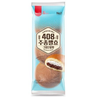 삼립 408시간 주종발효 단팥크림빵 240g
