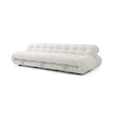 [Cassina 공식수입원 재고보유] Soriana Sofa, 2 Sizes (Bianco/Chrome)