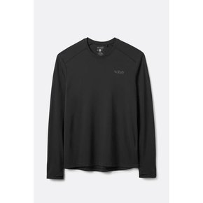 26SS 랩 긴팔 티셔츠 QCC 22 BLK BLACK DOM
