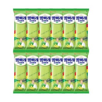 롯데제과 빵빠레 소프트바 멜론 75ml x12개