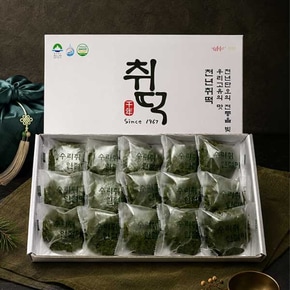 [푸드맛남] 강원도 정선 수리취 인절미 1.5kg 30개 (선물상자)