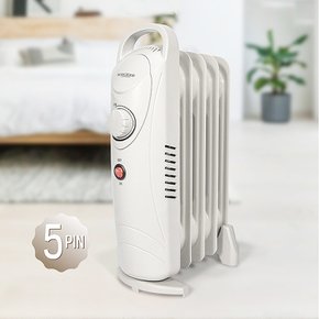 독일 미니 전기 오일 라디에이터 5핀 /난로 스토브 강력난방 에너지절약형
