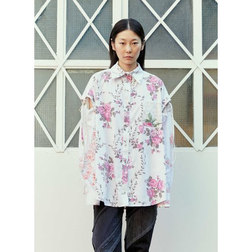 [해외배송] 23 F/W 레이브리뷰 ELI 플라워 셔츠 FW2311 WHITE/MULTI FLOWER B0110819645