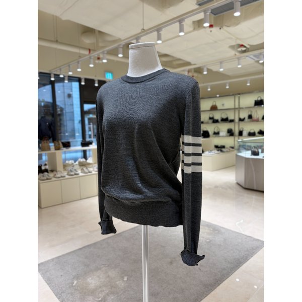 [부산점] 여성 사선 완장 메리노 울 니트 FKA280A-Y1014-035