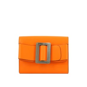 보위 B Chain clutch Clutch Bags BUCKLE TRAVEL CASE B CHAINPUFFINS BILL Orange