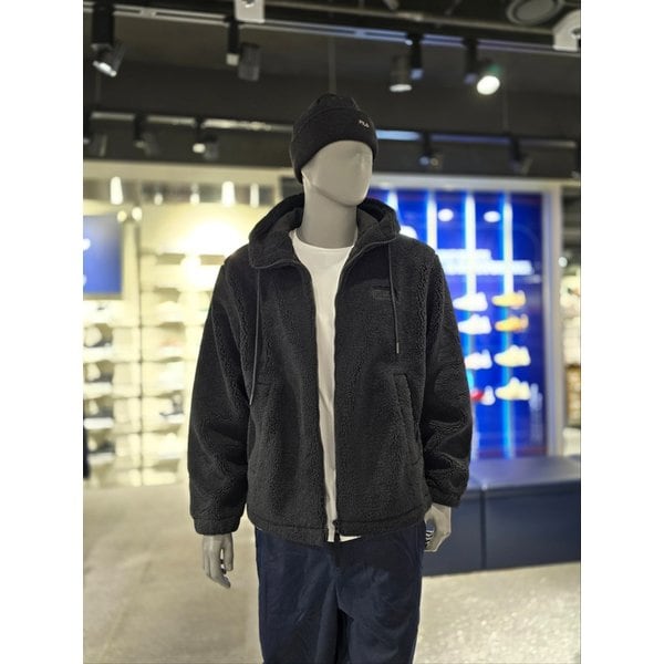[파주점] 공용 에센셜 보아 후디드 자켓 (FS2PLG4102X-BLK)