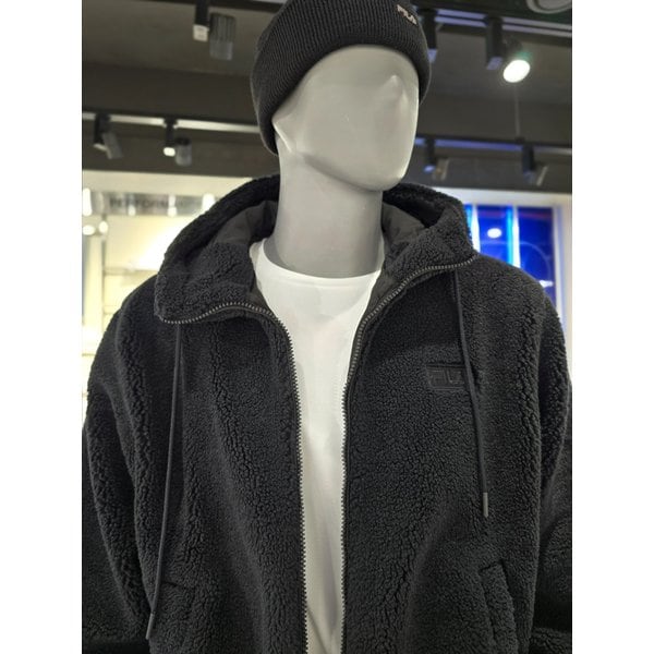 [파주점] 공용 에센셜 보아 후디드 자켓 (FS2PLG4102X-BLK)