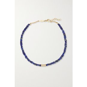 14-karat Gold, Lapis Lazuli And Diamond Anklet 블루