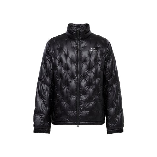 DMW25541Z1 HERITAGE 남성 자수 퀼팅 다운 자켓 Black 5347167
