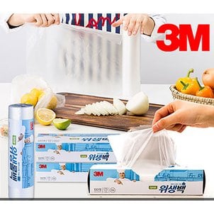 3M 위생백 일회용 위생롤백 중형 200매