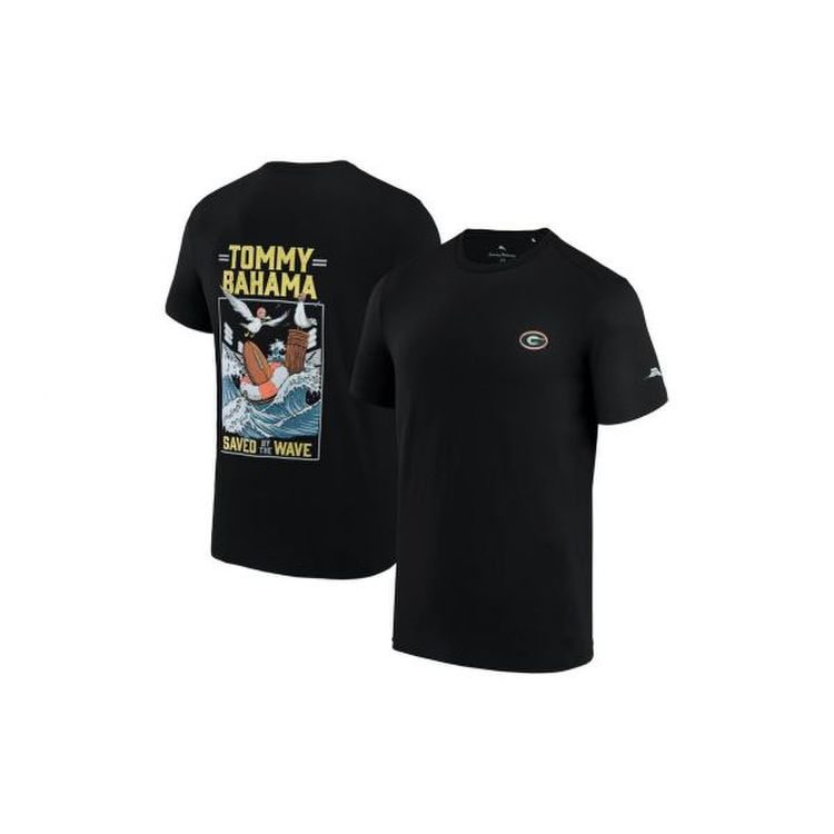 3968159 Tommy Bahama Mens Black Georgia Bulldogs Saved By The Wave