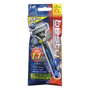 일본 카이 BESTY EX 2중날 면도기 1+1