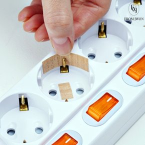 자동 소화 패치 스티커 붙이는 소화기 콘센트 멀티탭 전기 화재 방지
