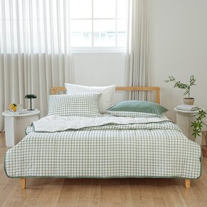 코지체크 60수 아사 순면 시어서커 여름 옥수수솜 차렵이불 SS