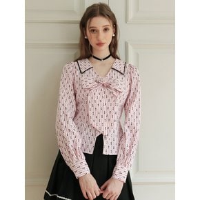 Cest_Blossom ribbon blouse