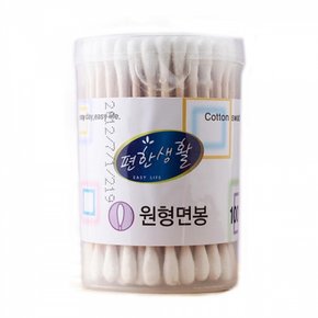 원형케이스 자작나무면봉 면봉대용량 사우나면봉 100p X ( 3매입 )