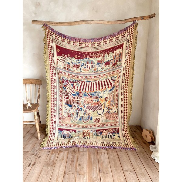 빈티지 풍경 블랭킷