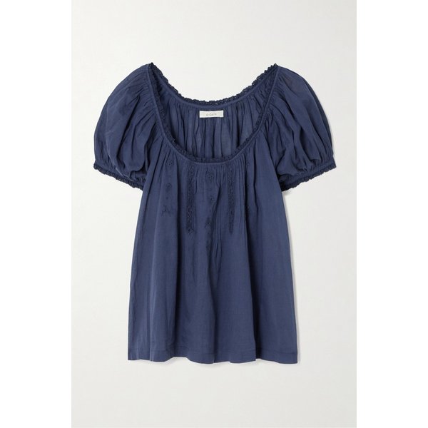 도엔 프레데리카 레이스 트림 코튼 보일 블라우스 46376663163046637