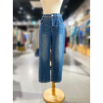 베네통 [여주점] 와이드 인밴딩 배기 데님팬츠 (BADP20511)