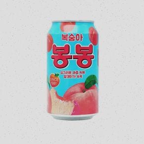 해태 복숭아봉봉캔 340ml 24개 음료 캔음료 복숭아음료 복숭아봉봉 음