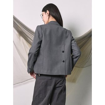 구호 플러스 Signature Regular Fit Jacket  Grey (KE6211M023)