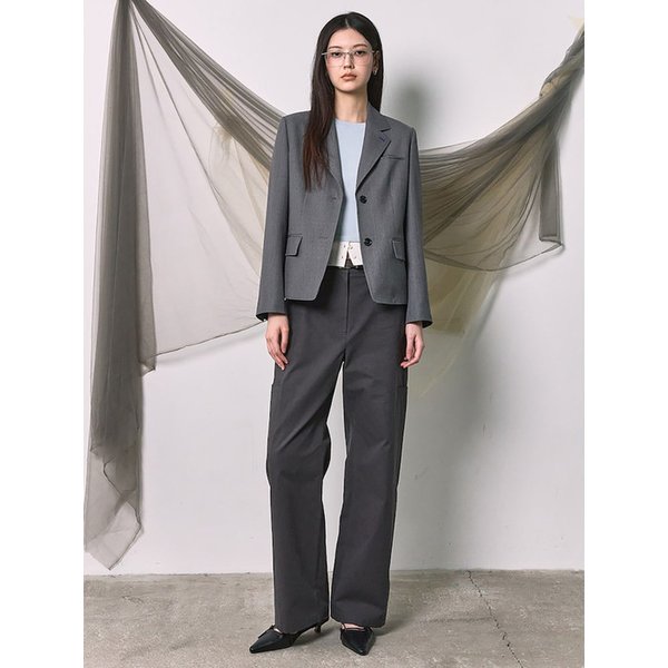 Signature Regular Fit Jacket  Grey (KE6211M023)