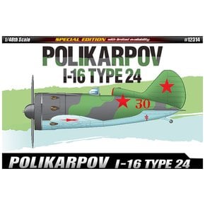 1/48 폴리카르포프 I-16 TYPE24 12314 밀리터리 항공기 전투기 프라모델 모형