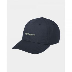 카하트 WIP 캔버스 스크립트 캡 - 딥 나이트  젠틀 그린 7935721