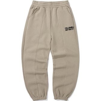 컬럼비아 유니버시티 NY BLACKSERIES LOOSE-FIT FLEECE SWEATPANTS 네추럴베이지