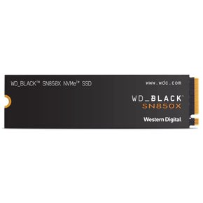 WDBLACK 2TB SN850X NVMe SSD - Gen4 PCIe M.2 2280 7,300mbs - WDS200T2X0E 통합 게임