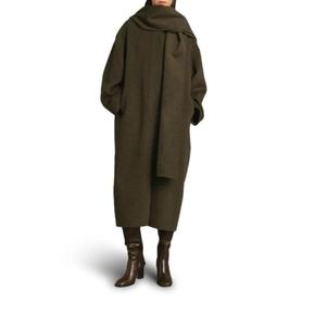 26FW 쉐르 미디 스커트 MAN0163FINNKAK1625W GREEN