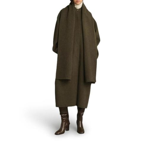 쉐르 미디 스커트 MAN0163FINNKAK1625W GREEN