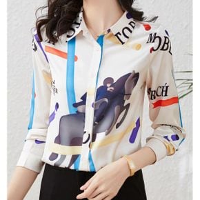 옥토버 호어스 셔츠 블라우스 EEA285_P369697341